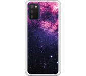 Funda compatible con Samsung Galaxy A03s - Be Unique Funda Gel universo