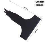 1pc Reciprocating Saw Scraper Blade Saber Shovel Scraping Tool 10/30/50/100mm for Removing Tile Grout Glue Wall Putty