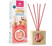 CRISTALINAS Mikado Absorbe Olores Mascotas. 30ml. Más de 4 semanas de duración. 0% alcohol. Disfruta de tu hogar y tu mascota . Variedad de aromas: Frutos Rojos, Jardín, Flores Blancas, Aroma a Limpio, Aire Fresco.