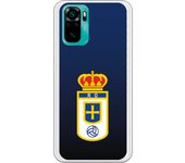 Funda original compatible con Xiaomi Redmi Note 10 - Real Oviedo Escudo Fondo degradado