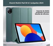 Fashion Flip Leather Tablet Case for Xiaomi Redmi Pad SE 8.7 Inch 2024 Candy Colour Shockproof Protect Cover