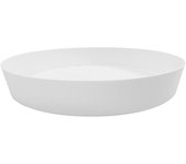 Maceta Redonda Plastiken ø20cm Blanco - Ideal para Jardín