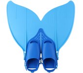 Aletas individuales para adultos y niños, aletas dobles, aletas de una pieza de sirena, equipo de natación para buceo