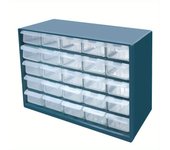 1set 25-Drawer Plastic Parts Storage Box, Hardware And Craft Cabinet Component Tool Box, Building Blocks Screw Storage Box