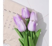 5/10Pcs Tulip Flowers Artificial Tulip Bouquet PE Foam Fake Flower for Wedding Ceremony Decor Home Garden Bouquet Decoration