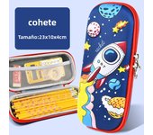 3D Kawaii Pencil Case EVA Large Capacity Waterproof Light Pencil Box for Student School Supply Stationery bag