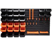 Set de almacenamiento 43 piezas black+decker