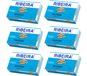 6 LATAS NAVAJAS AL NATURAL 378G.N.E  RIBEIRA SABOR Y CALIDAD