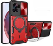 Magsafe Magnetic Camera protection case for Motorola Moto Edge 40 30 Neo Ultra Fusion Armor Hybrid Metal Ring Back Cover