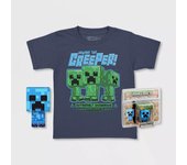 Pop & tee minecraft charged creeper funko + camiseta talla xl