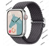Braided Solo Loop For Apple watch Ultra band 40mm 44mm 41mm 38mm 49mm 45mm Elastic Nylon bracelet iWatch series 9 8 7 3 se strap