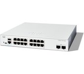 Cisco Switch Inteligente Cisco Catalyst 1200-16T-2G, GE de 16 Puertos, SFP GE 2x1, protección Limitada de por Vida (C1200-16T-2G)