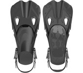 Aletas de silicona para snorkel, entrenamiento para adultos y niños, portátiles, cómodas, antideslizantes, equipo de natación, aletas de buceo.
