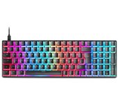 Mars Gaming - MKULTRA Teclado Mecánico Negro RGB Compacto 96% Switch Outemu SQ Azul Español MKULTRABES