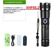 Super XHP199 Most Powerful LED Flashlight Rechargeable LED Torch Light XHP160 XHP90 High Power Flashlight 18650 Tactical Lantern