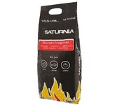 Saturnia Bolsa de Carbón Vegetal 15,5 Litros - Ideal para Barbacoas y Parrilladas