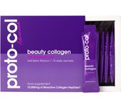 Proto-col Beauty Collagen VERISOL® (10.000mg/sobre) Ácido Hialurónico, vitaminas B6, C y E, y Minerales Biotina, Zinc y Cobre para la Piel, Pelo, Uñas y Articulaciones