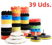 5/11/22/39 Pack Car Polishing Pad Kit 3 Inch Washable Polishing Pad Sponge Polishing Pad Reusable Wool Fiber Polishing Pad Car