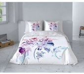 Juego de funda nórdica Hosteline Kobe Azul Cama de 135 3 Piezas