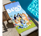 Cartoon Cute B-Bluey-S Dog Towel Soft Pool Gift For Travel Gym Shower Camping Quick Dry Sports Large Beach Towel
