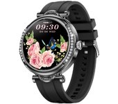 Bluetooth mujeres pantalla CF32 reloj inteligente de las 1,27 pulgadas de llamada período fisiológico recordatorio de control de la salud
