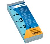 Teclado numérico HERMA, autoadhesivo, 28 x 56 mm, amarillo