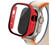 Glass+case For Apple Watch Ultra 2 case 49mm smartwatch PC Bumper+Screen Protector Tempered Cover iwatch series band Accessories