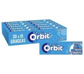 Chicles Orbit Peppermint menta 30 tabletas de 10 grageas