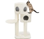 Trixie Rascador para Gatos Lauretta Crema con Cuevas y Cojines Reversibles