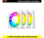 Aigo Z12 Computer Case Fan Reverse Ventoinha PC 120mm Rgb Fan Cooler 4pin PWM CPU Cooling Fan 3pin5v Argb 12cm Ventilador