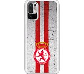 Funda original compatible con Xiaomi Redmi Note 10 5G - Poco M3 Pro 5G - Cultural Leonesa escudo fondo retro