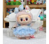 Modern Style 17cm Labubu Baby Clothes Series Doll Outfit Macaron Baby Doll Clothing Set for Collectible Figures