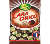 CARACHOCO 1 K  Delicioso caramelo de Toffee bañado en Chocolate negro.  Disponible en bolsas de 1 kg.