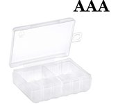 6 Slots Transparent Battery Storage Case Holder Hard Plastic Case Storage Battery Box For AA/AAA Battery Organizer Box
