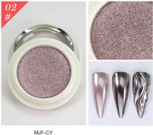 Mirror Nail Powder Sequins Pink Gold Silver Champagne UV Gel Polish Chrome Dust Metallic Effect Pigment Decoration