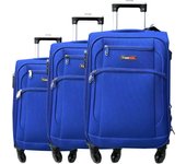 happy casa Maleta de viaje 3 Piezas, de 20, 24 y 28 pulgadas, con carrito de tela Oxford, Maleta de equipaje rodante, Valise, Ligera y Resistente, Cerradura Antirrobo Insertada Combinación de 3 dígitos, Ruedas Silenciosas 360º Giratorias