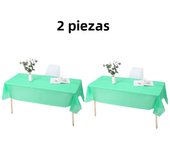 1pc Reusable Tablecloths 137x183cm BPA Free Plastic Dining Table Cover Cloth for Parties Picnic Camping Disposable Tablecloths