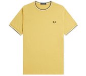 Camiseta Fred Perry Twin Tipped Hombre Amarillo