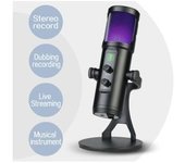 PC microphone with RGB light