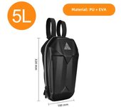 1-5L Universal Scooter Front Bag Electric Scooter Storage Bag Waterproof EVA Hard Shell Bag for Xiaomi Mijia M365 Accessories