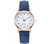 Reloj luminoso digital Simple para hombre y mujer, reloj de cuarzo informal de cuero esmerilado pequeño y fresco para mujer