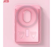 JCD Transparent Card Cover PC Hard Magsafe Strong Magnetic Card Bag For Apple Huawei Phone Case Color Back Sticker Card Cover