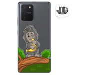 Tumundosmartphone Funda Gel Transparente para Samsung Galaxy S10 Lite diseño Mono Dibujos