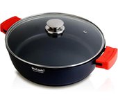 Wecook cazuela baja 32 cm+tapa ecostone alum.fundido 5 mm 10400