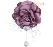 Rosa muñeca corsage Boutonniere Mano de obra FINA rhinestone corsage elegante Boda Flor accesorios kaei