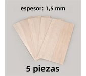 5 Pcs Balsa Wood Sheets Ply 100/200/300mm Long 100mm Wide 1/1.5/2/3mm Thick For Craft DIY Project Wood DIY Craft Accessories