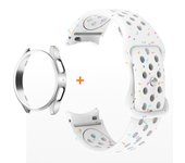 Soft Silicone Strap+Case for Samsung Galaxy Watch 7 6 5 4 40/44mm 5Pro45mm Sport Band for Galaxy Watch6 Classic 47/43mm Bracelet