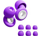 HUAK 1set Reusable Silicone Ear Plugs+ Extra Coverage, Perfect For, Swimming, sleeping, learning, Concert, Motorcyclists & More