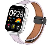 For Xiaomi Redmi Watch 4 Smartwatch Leather Strap Metal Interface Replacement Correa redmiwatch 4 Bracelet for xiaomi band 8 pro