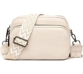 Bolsos cruzados para mujer: bolsos de mano y bandoleras de cuero con correa ancha ajustable, bolso cruzado para cámara para mujeres y niñas, para viajes y uso diario